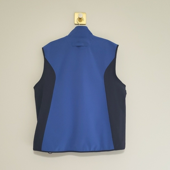 Duluth Trading Co Windfront Vest Men XL Blue Full Zip Pockets Hiking Camping - Picture 3 of 8